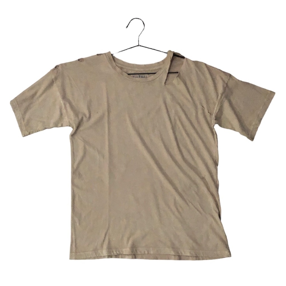 Vintage Canvas - washed drop - shoulder tee